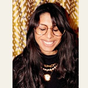 New Linda Farrow Yanis Rectangula Optical Glasses LFL814 C2 In Gold & Tortoise